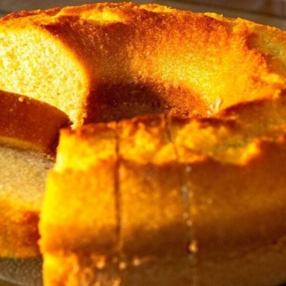 bolo de fubá cremoso