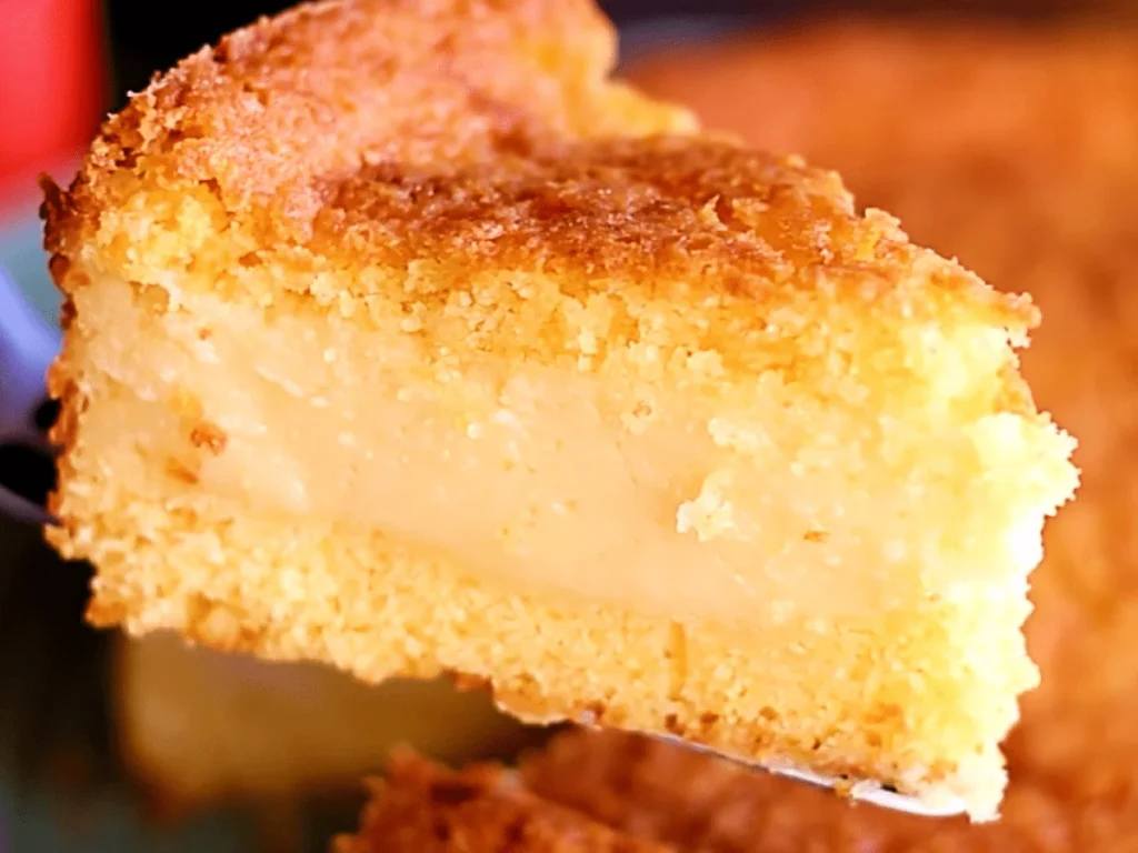 como servir o bolo de fubá cremoso