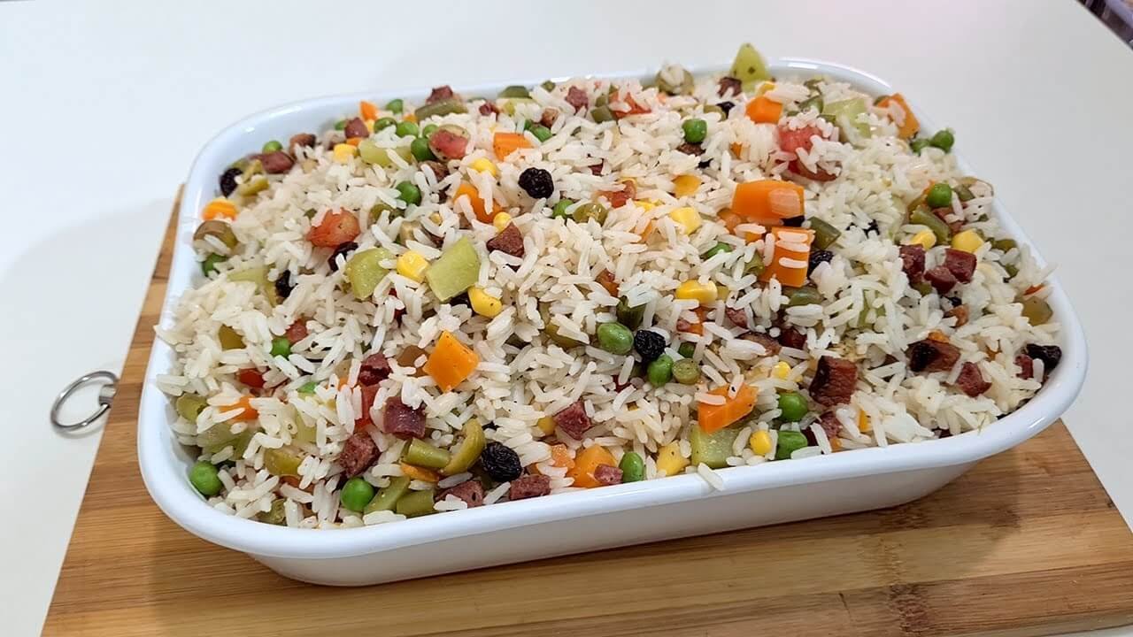 Arroz à Grega para o Natal