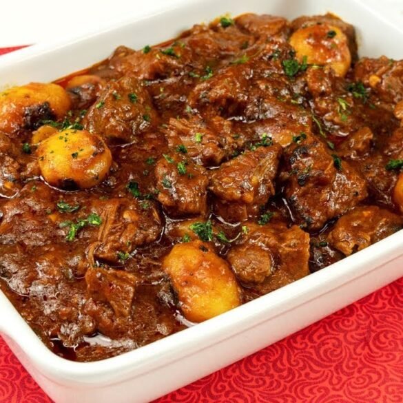 carne de panela com batata