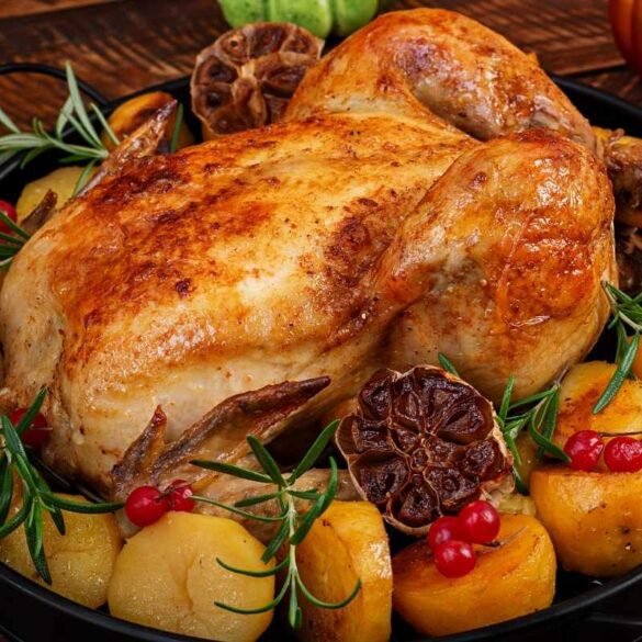 frango assado de natal