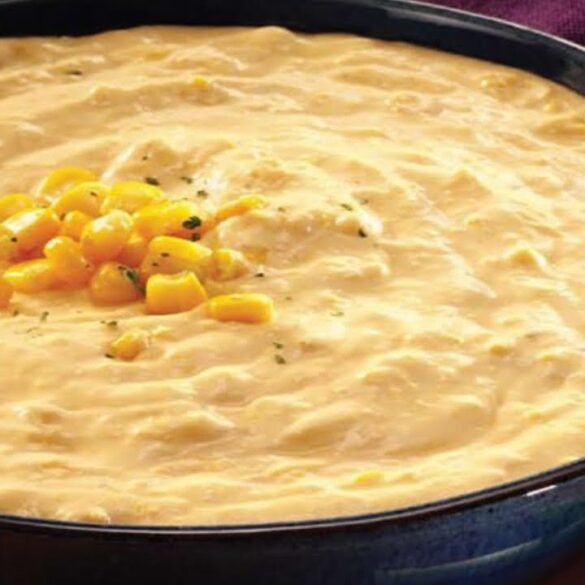 receita de creme de milho