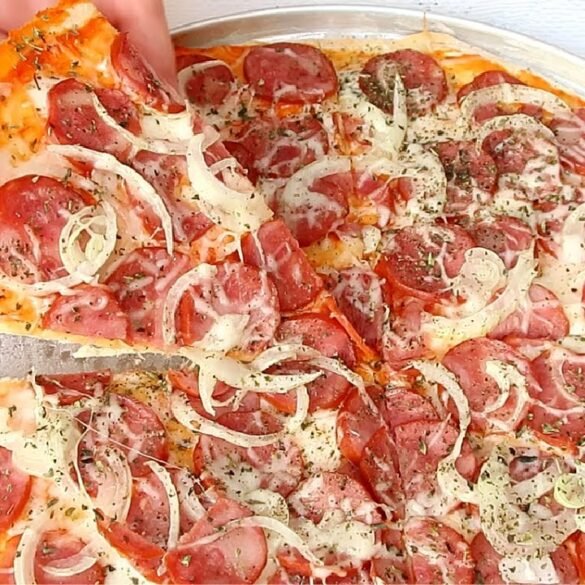 receita de pizza caseira