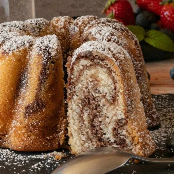 bolo mesclado fofinho