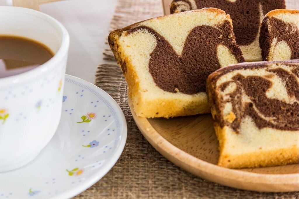 bolo mesclado fofinho