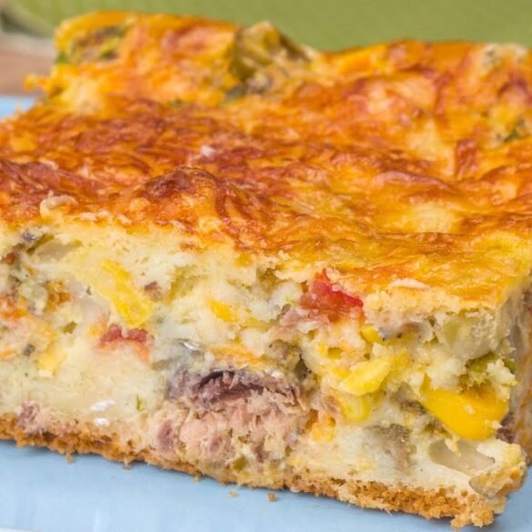 torta de sardinha de liquidificador