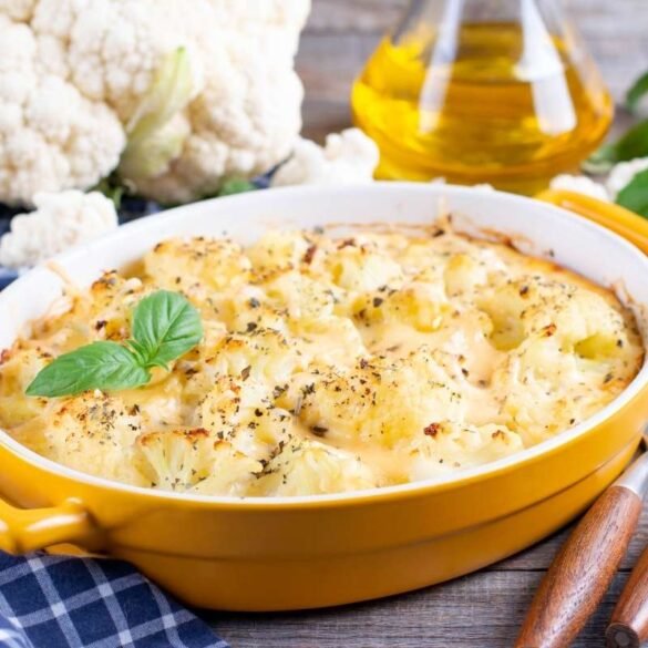 couve-flor gratinada