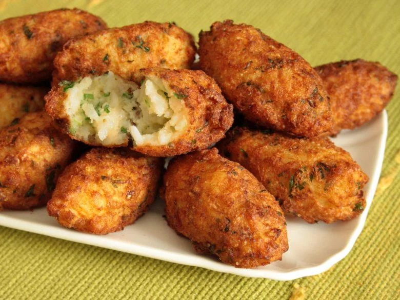 bolinho de arroz na airfryer