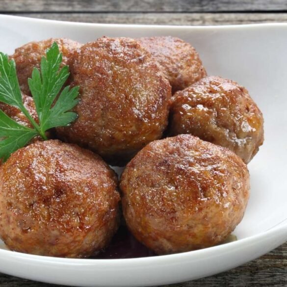 Bolinho de Carne na Airfryer