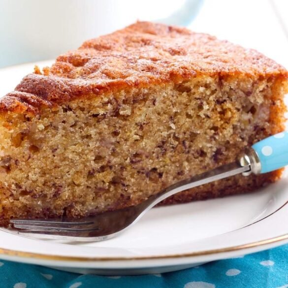 bolo de banana rápido de liquidificador