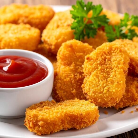 nuggets caseiros de frango