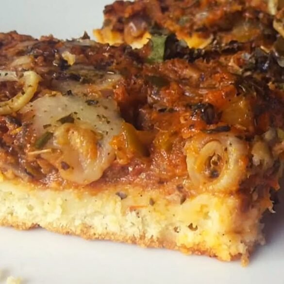 pizza de sardinha da vovó